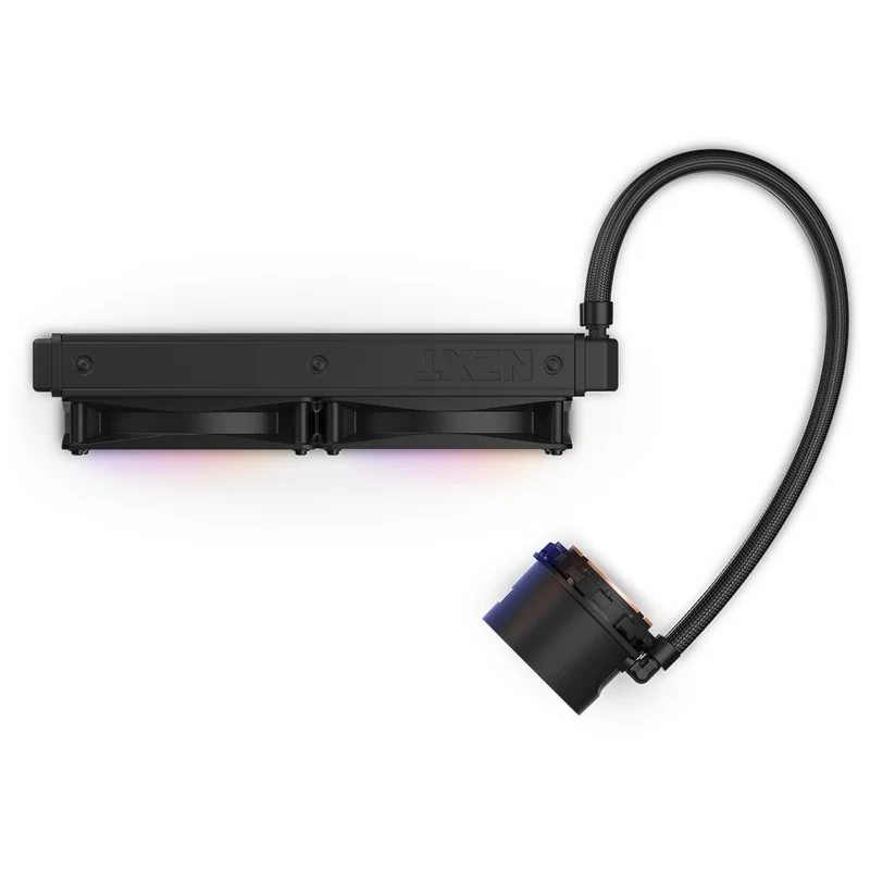 NZXT Kraken 240 RGB 240MM AIO Liquid Cooler With LCD Display & RGB Fans (Matte Black) (RL-KR240-B1)