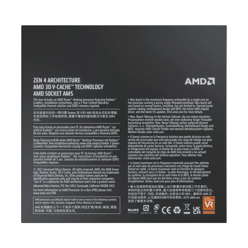 AMD Ryzen 7 7800X3D Processor