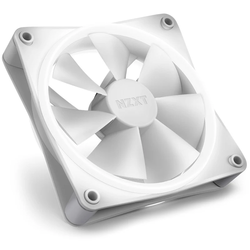 NZXT F120 RGB Duo Triple Pack Fans 1200MM With RGB Controller (Matte White) (RF-D12TF-W1)