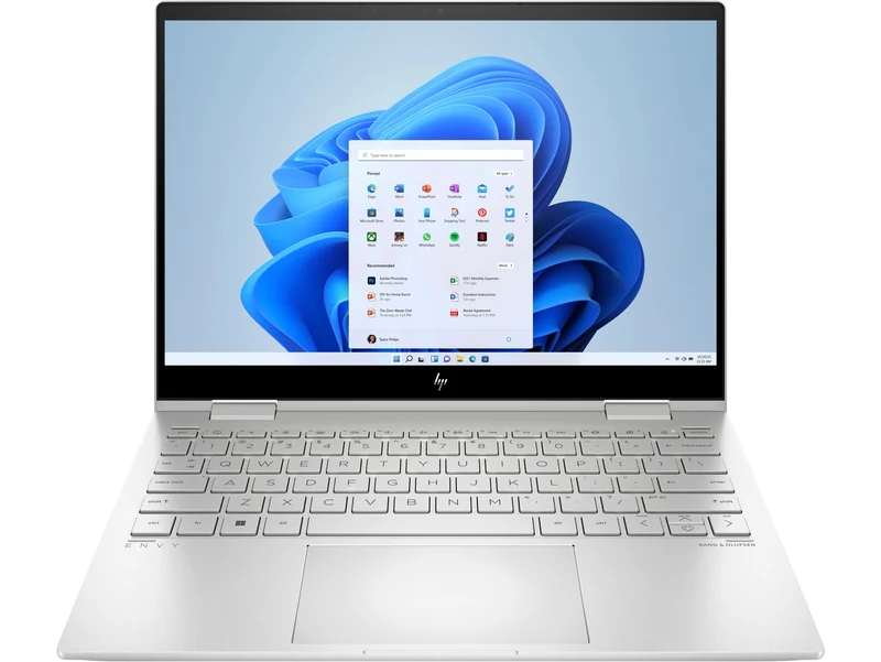 HP Envy X360 13-BF0110TU 13.3" OLED 2-in-1 Laptop (Natural Silver) | 2.8K (2880x1800) OLED | i7 1250U | 16GB RAM | 1 TB SSD | Intel Iris Xe Graphics | MS Office Home & Student 2021 | HP Prelude 15.6" Topload Bag