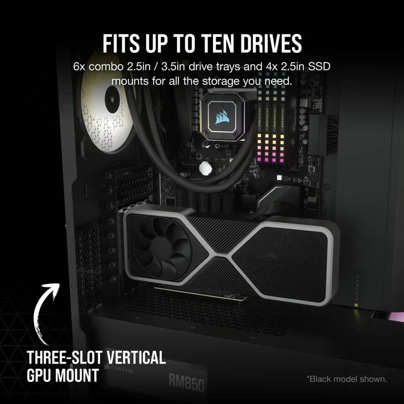 Corsair 7000D Airflow Full-Tower ATX PC Case (White)