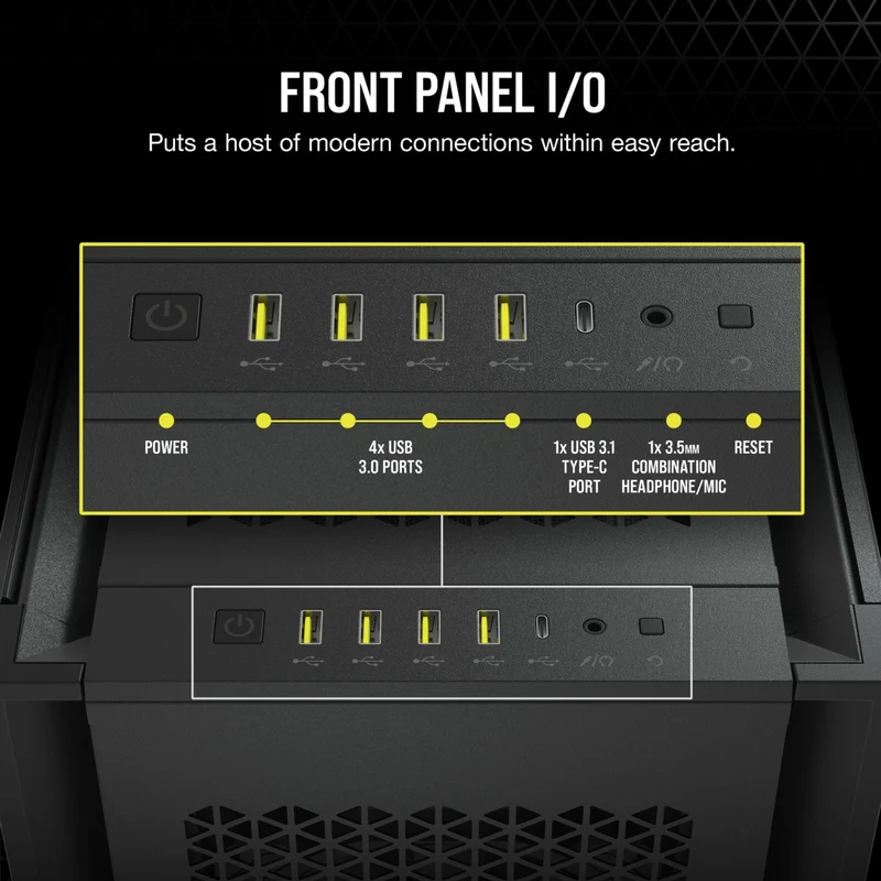 Corsair 7000D Airflow Full-Tower ATX PC Case (Black)