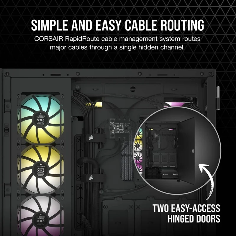 Corsair 7000D Airflow Full-Tower ATX PC Case (Black)