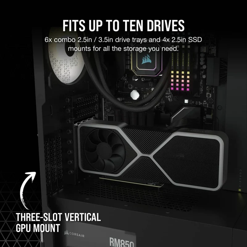 Corsair 7000D Airflow Full-Tower ATX PC Case (Black)