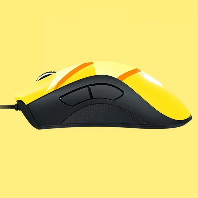 Razer X Pokemon Pikachu Limited Edition Deathadder Gaming Mouse + Mouse Mat Bundle
