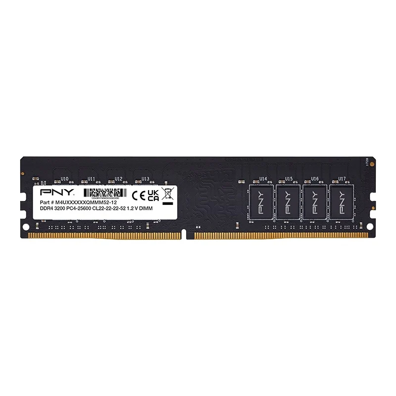 PNY 16GB 288-PIN DDR4 3200MHZ (PC4 25600) CL22 1.2V Desktop Memory (MD16GSD43200-TB)