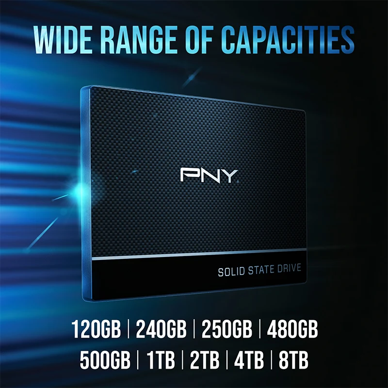 PNY CS900 1TB 2.5” SATA III 6GB/S SSD (SSD7CS900-1TB-RB)