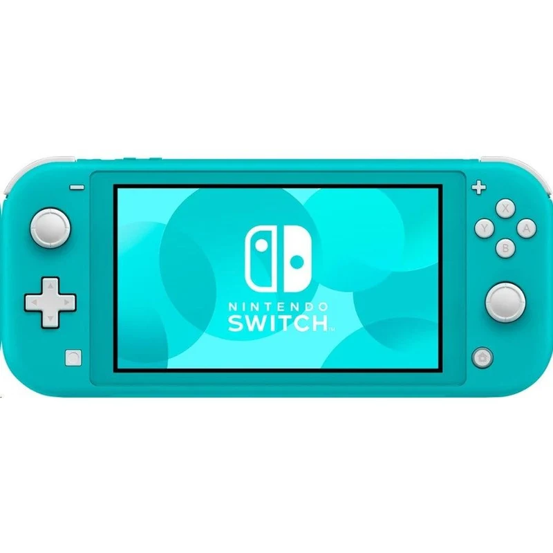 Nintendo Switch Lite Console Turquoise + Dobe NSW Glass Film (TNS-19118A) Bundle