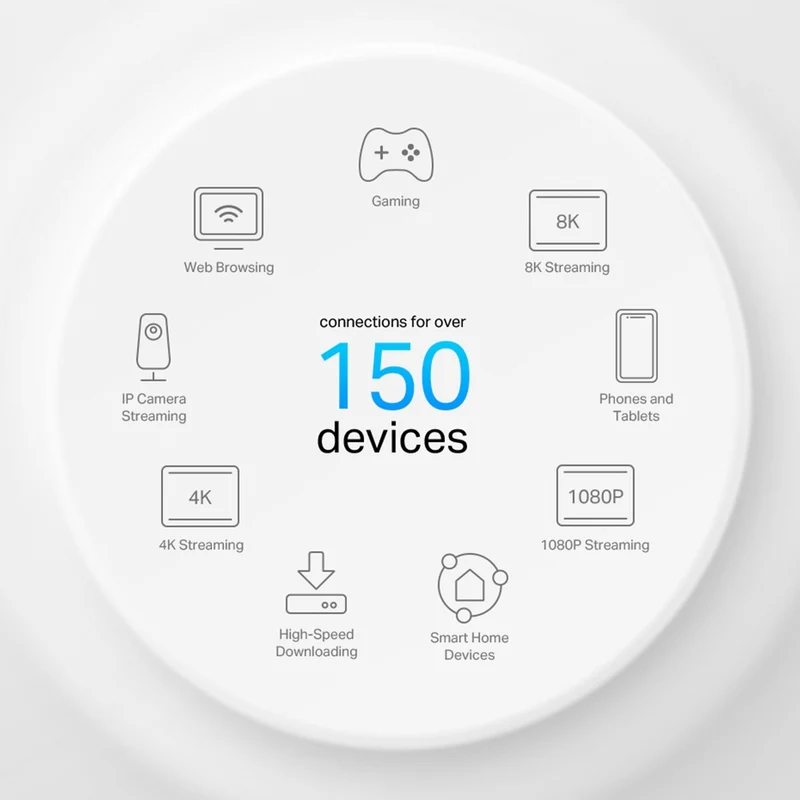 TP-Link AX3000 Whole Home Mesh WiFi 6 System With POE (Deco X50-POE) (2-Pack)