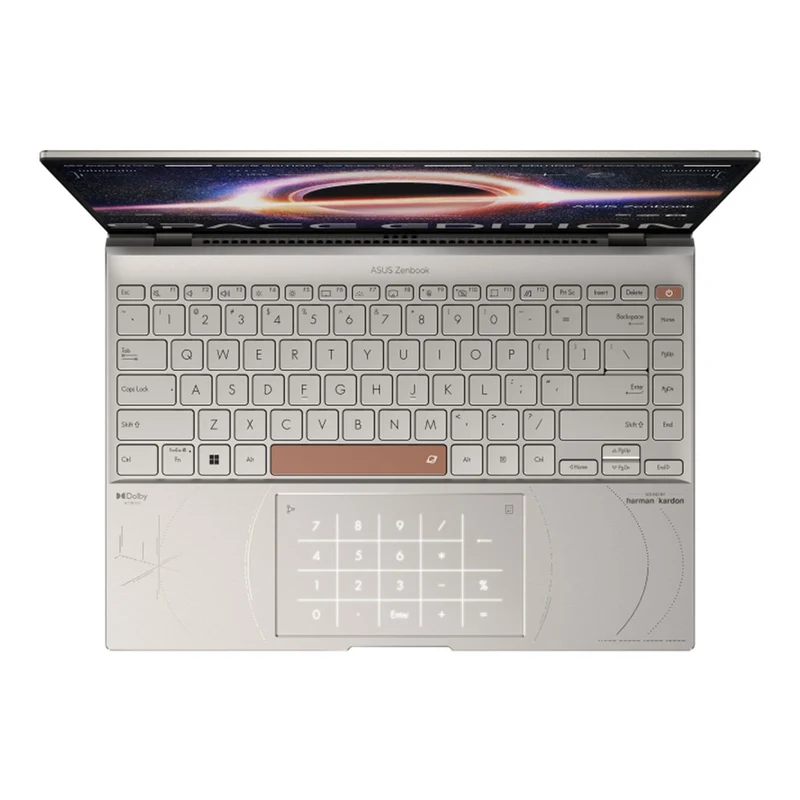 Asus Zenbook 14X OLED Space Edition UX5401ZAS-KN016WS Laptop (Zero-G Titanium) | 14", 2.8K (2880 x 1800) OLED | i7-12700H | 16GB RAM | Intel Iris Xᵉ Graphics | 1TB SSD | Windows 11 Home | MS Office H&S 2021 | Sleeve | Asus BP1504 Casual Backpack