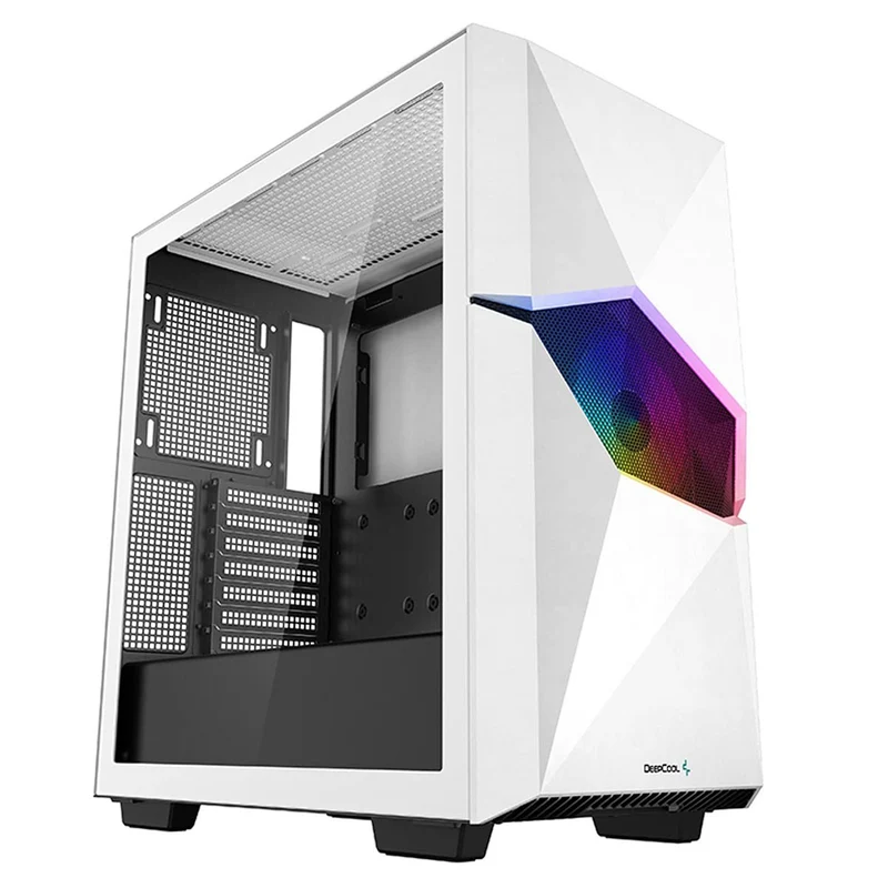 Deepcool Cyclops WH Mid-Tower ATX Case (White) (R-WHAAE1-C-1)