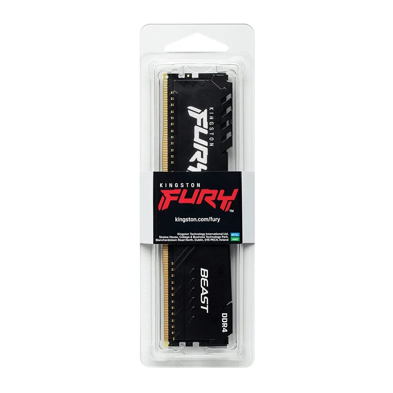 Kingston Fury Beast 16GB (1X16GB) DDR4 3600Mhz Memory (KF436C18BB/16)