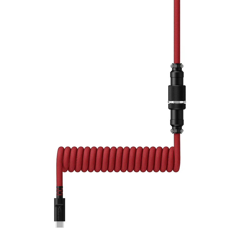HyperX USB-C Coiled Cable (Red/Black)