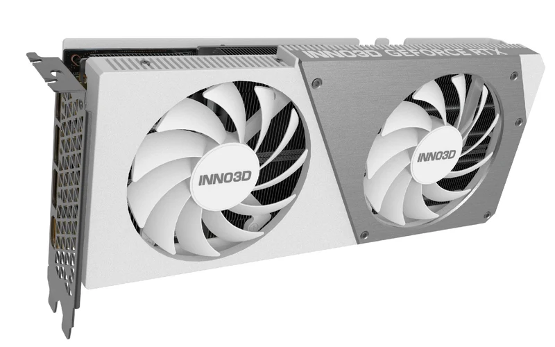INNO3D GeForce RTX 4070 Twin X2 OC 12GB GDDR6X Graphics Card (White) (N40702-126XX-185252W)