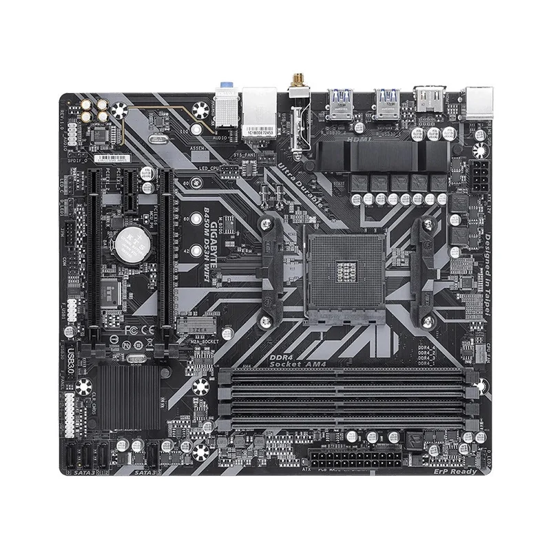 Gigabyte B450M DS3H WiFi Ultra Durable Motherboard
