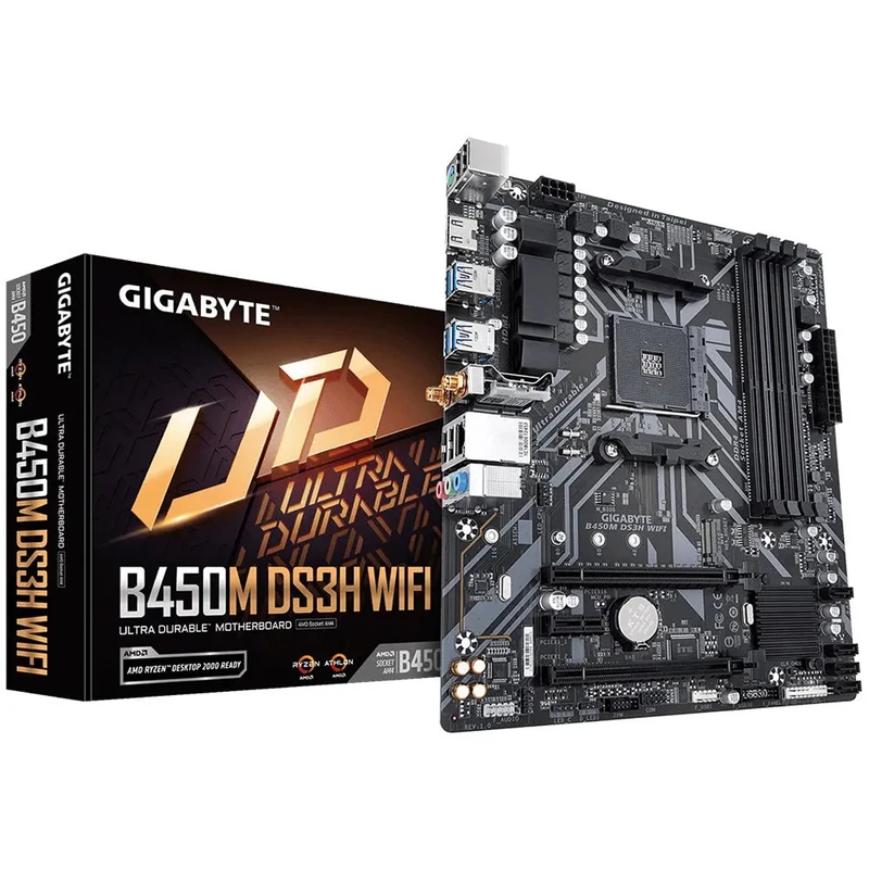 Gigabyte B450M DS3H WiFi Ultra Durable Motherboard