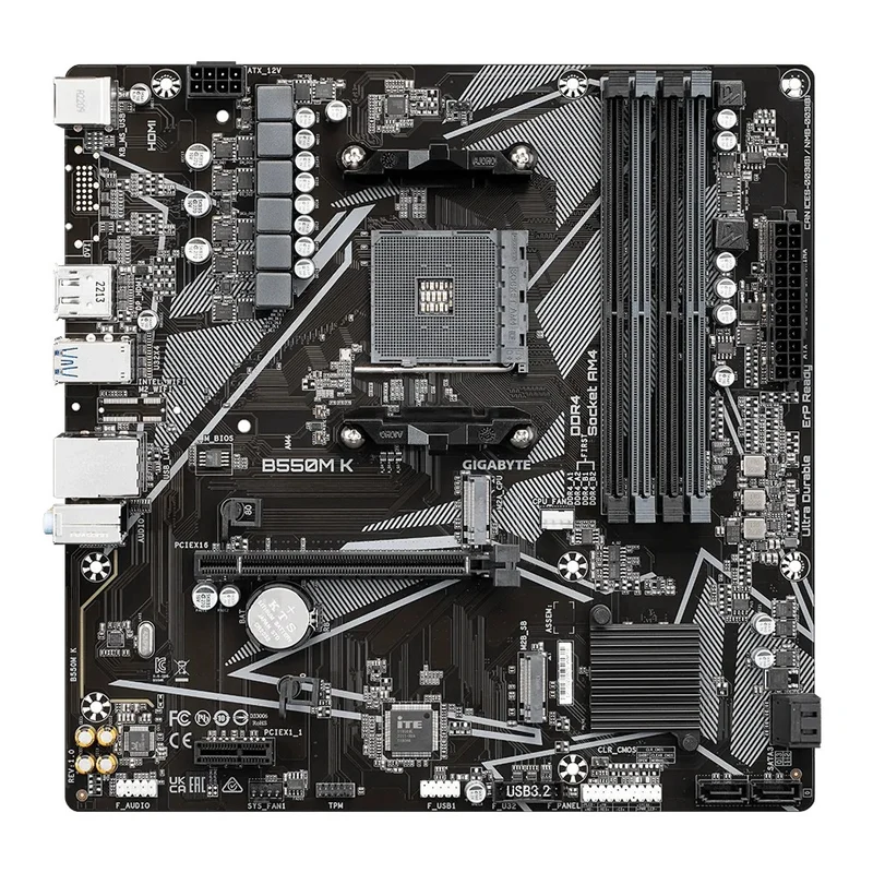 Gigabyte B550M K Ultra Durable Motherboard
