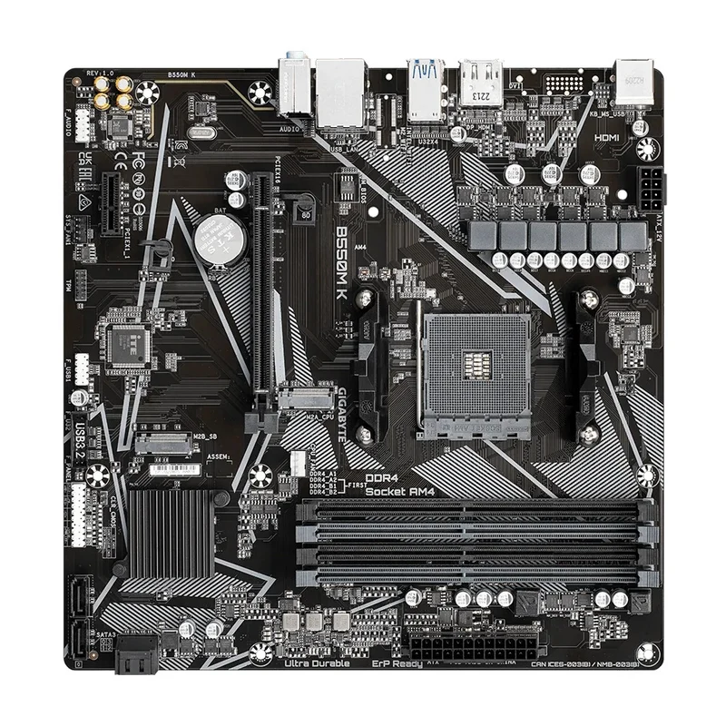 Gigabyte B550M K Ultra Durable Motherboard