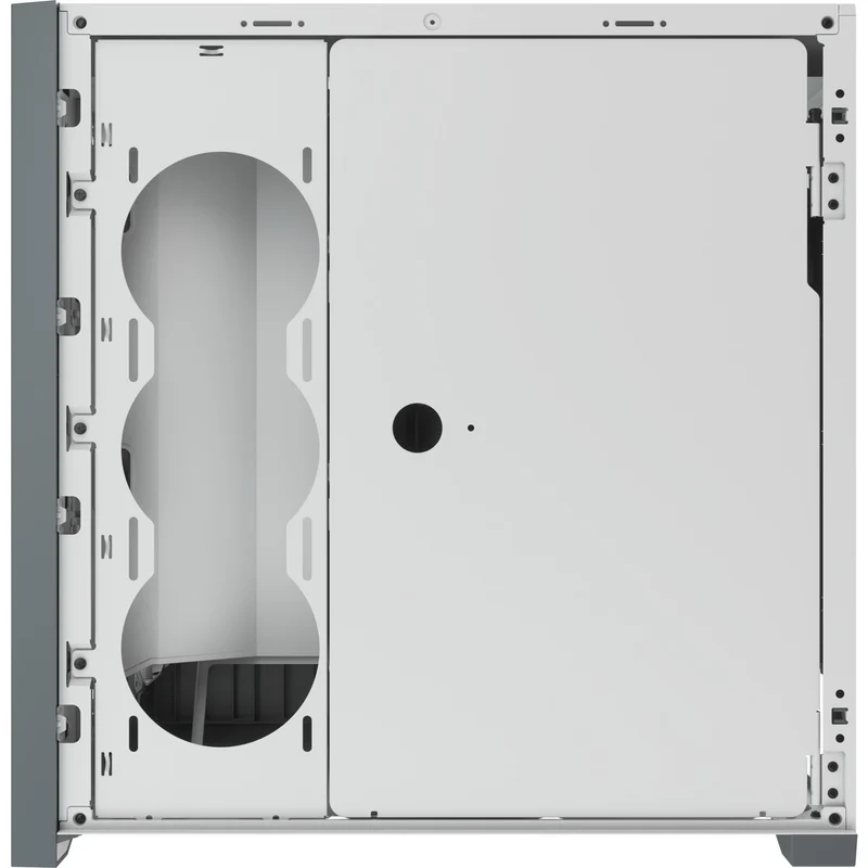 Corsair iCUE 5000X RGB Tempered Glass Mid-Tower ATX PC Smart Case (White)