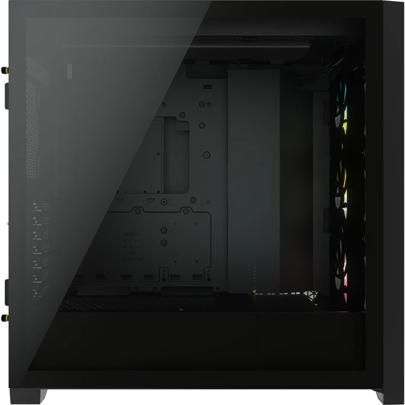 Corsair iCUE 5000X RGB Tempered Glass Mid-Tower ATX PC Smart Case (Black)