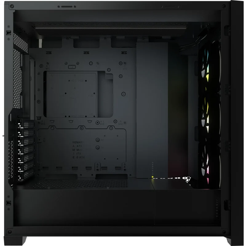 Corsair iCUE 5000X RGB Tempered Glass Mid-Tower ATX PC Smart Case (Black)