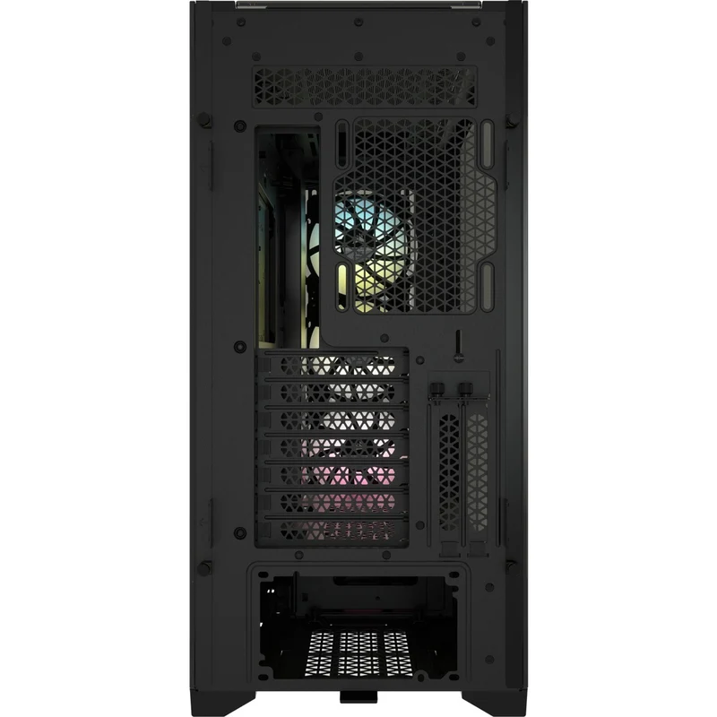 Corsair iCUE 5000X RGB Tempered Glass Mid-Tower ATX PC Smart Case (Black)