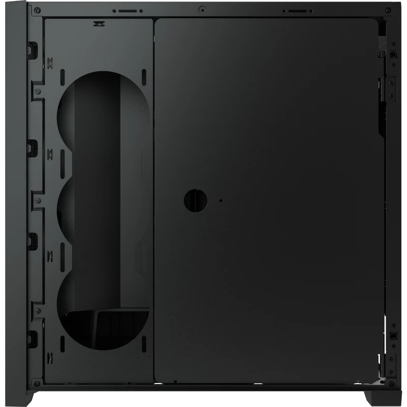 Corsair iCUE 5000X RGB Tempered Glass Mid-Tower ATX PC Smart Case (Black)