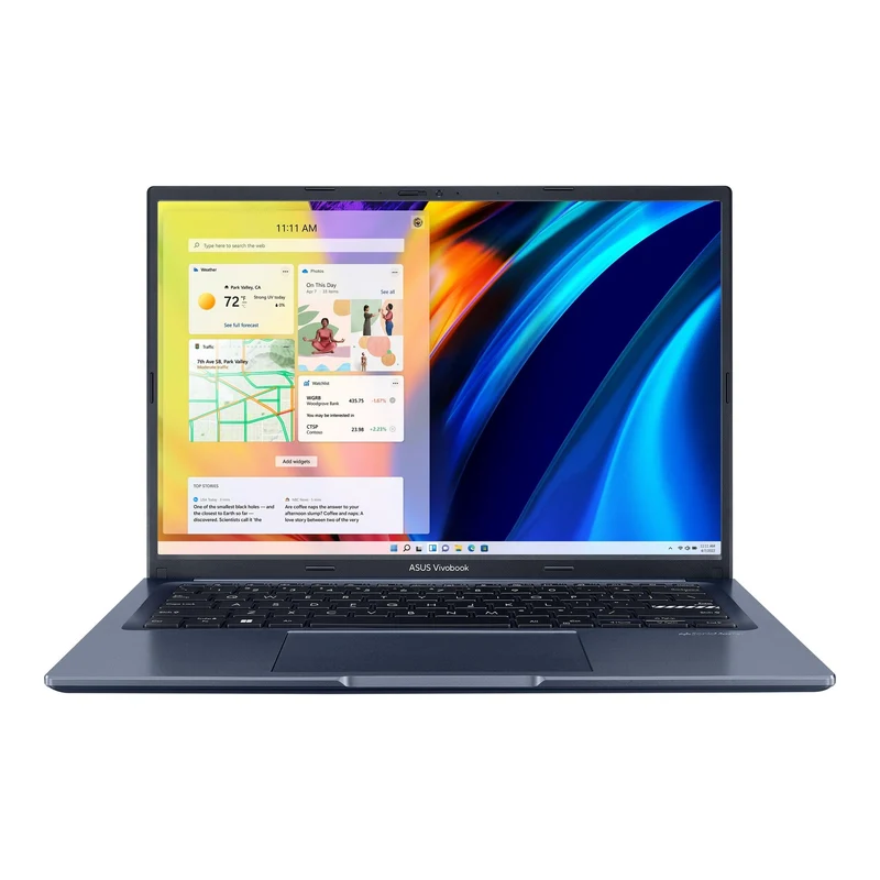 Asus Vivobook 14X OLED M1403QA-KM011WS Laptop (Quiet Blue) | 14" 2880 x 1800 | Ryzen 5 5600H | 8 GB RAM DDR4 | 512 GB SSD | AMD Radeon Vega 7 | Windows 11 Home | MS Office Home & Student 2021 | Asus BP1504 Casual Backpack