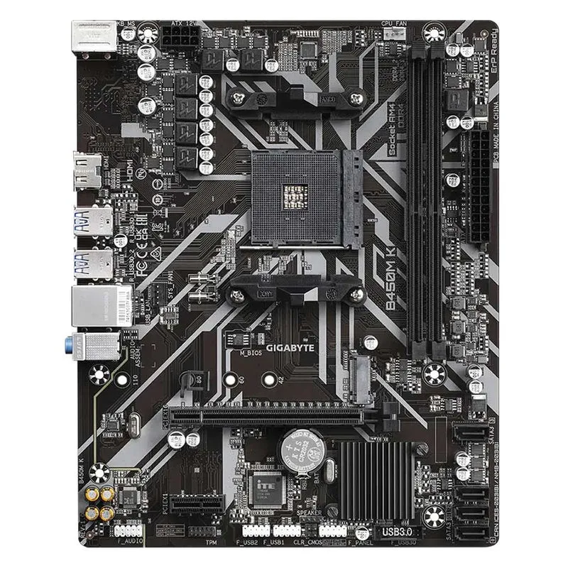 Gigabyte B450M K Ultra Durable Motherboard