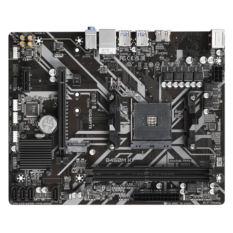 Gigabyte B450M K Ultra Durable Motherboard