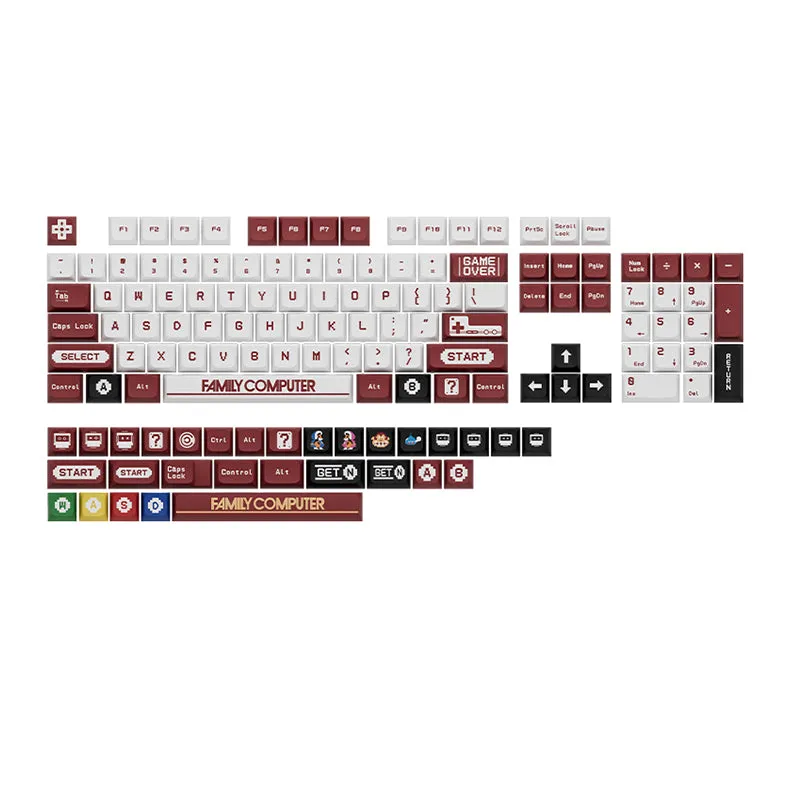 Royal Kludge PBT Keycaps 134 Keys XDA-112