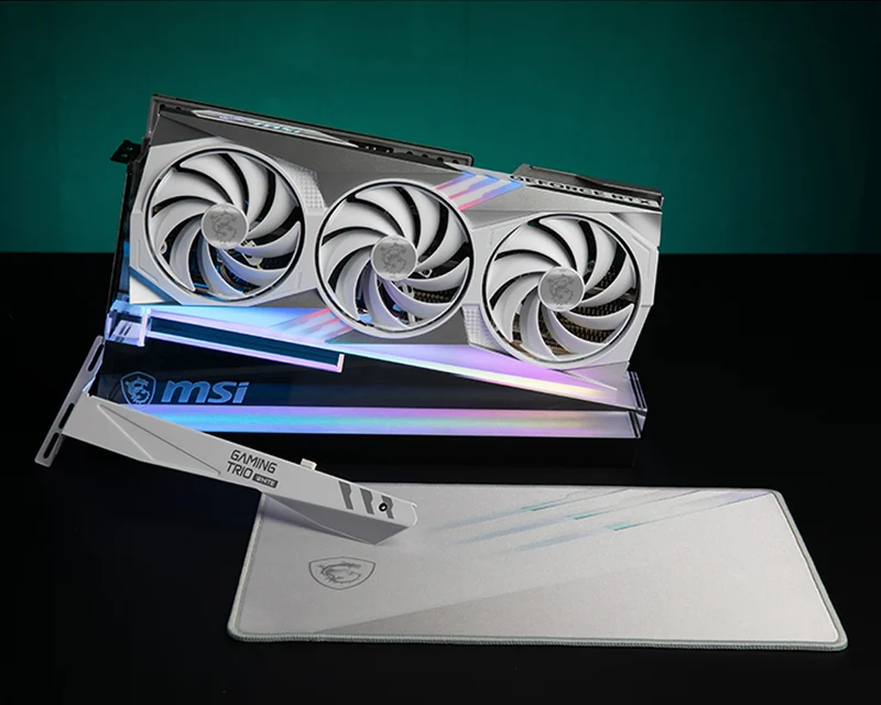 MSI GeForce RTX 4070 Ti Gaming X Trio 12GB GDDR6X Graphics Card (White)