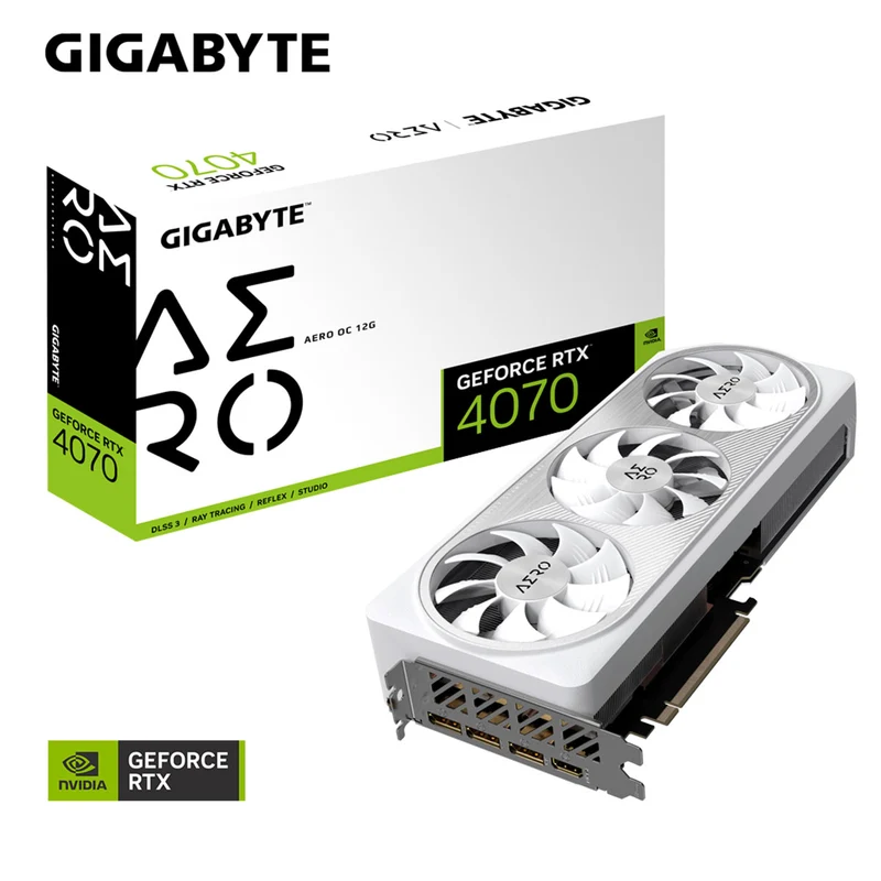 Gigabyte GeForce RTX 4070 Aero OC 12GB GDDR6X Graphics Card