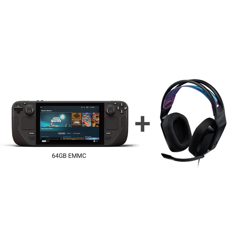 LOGITECH G335 WIRED GAMING HEADSET (BLACK) + STEAM DECK (64GB,256GB,512GB) BUNDLE