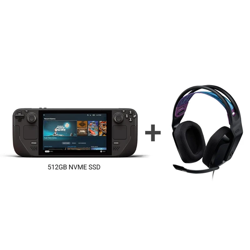 LOGITECH G335 WIRED GAMING HEADSET (BLACK) + STEAM DECK (64GB,256GB,512GB) BUNDLE