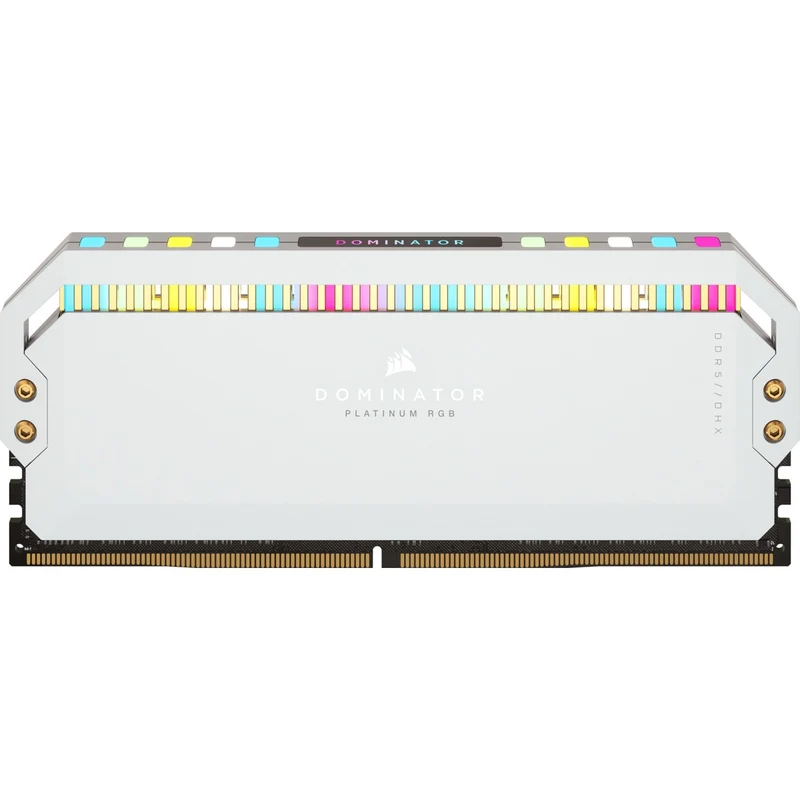 Corsair Dominator Platinum RGB 32GB (2X16GB) DDR5 DRAM 5200MHZ C40 Memory Kit (White) (CMT32GX5M2B5200C40W)