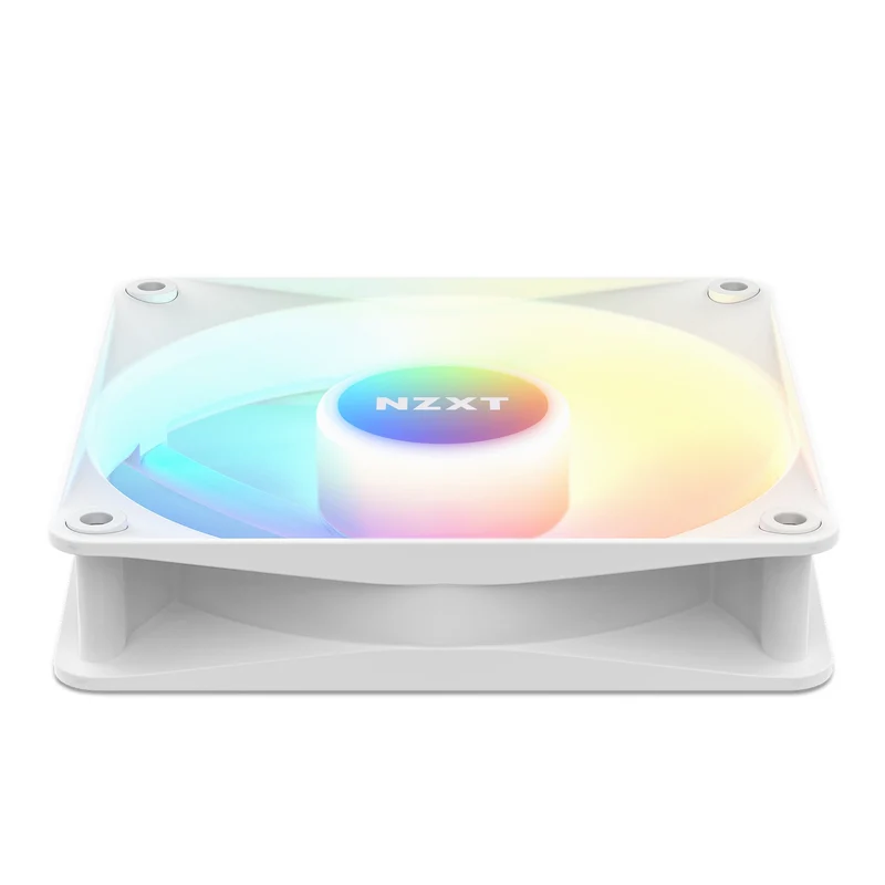 NZXT F120 RGB Core 120MM Hub-Mounted RGB Fan (Matte White) (RF-C12SF-W1)