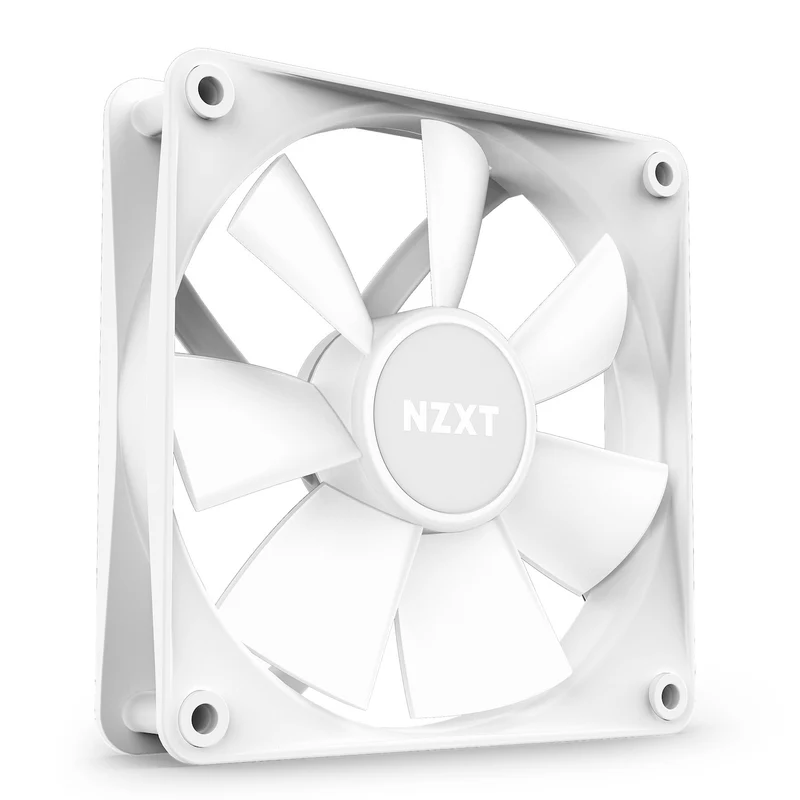 NZXT F120 RGB Core 120MM Hub-Mounted RGB Fan (Matte White) (RF-C12SF-W1)