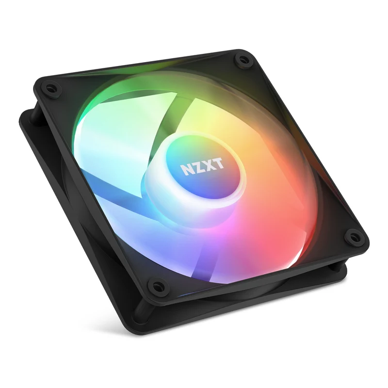 NZXT F120 RGB Core 120MM Hub-Mounted RGB Fan (Matte Black) (RF-C12SF-B1)
