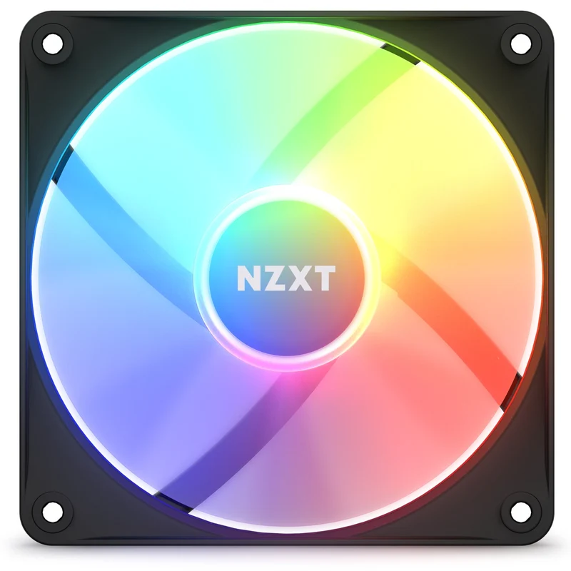 NZXT F120 RGB Core 120MM Hub-Mounted RGB Fan (Matte Black) (RF-C12SF-B1)