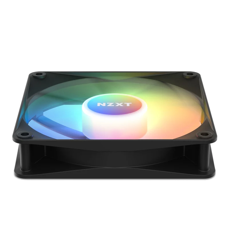NZXT F120 RGB Core 120MM Hub-Mounted RGB Fan (Matte Black) (RF-C12SF-B1)