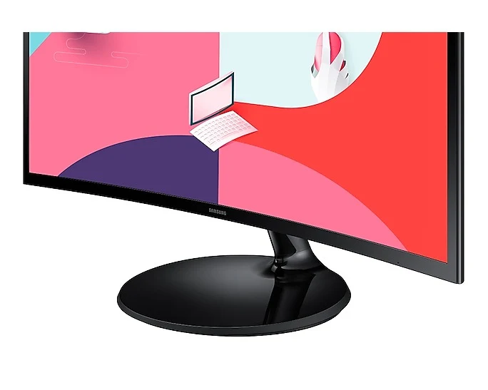 Samsung S3 LS24C360EAEXXP 24" FHD 75Hz Essential Curved Monitor (Black)