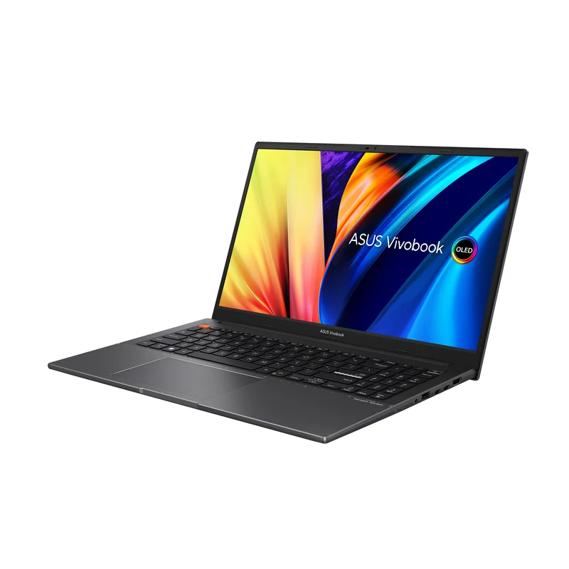 Asus Vivobook S 15 OLED K3502ZA-L1477WS Laptop (Indie Black) | 15.6” FHD (1920 x 1080) OLED | i5-12500H | 8GB RAM | 512GB SSD | Intel Iris Xe Graphics | Windows 11 Home | MS Office Home & Student 2021 | Asus BP1504 Casual Backpack