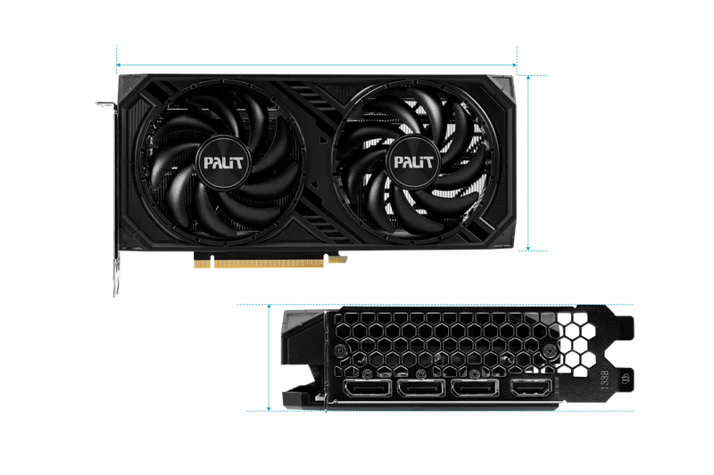Palit GeForce RTX 4060 Ti Dual 8GB GDDR6 Graphics Card