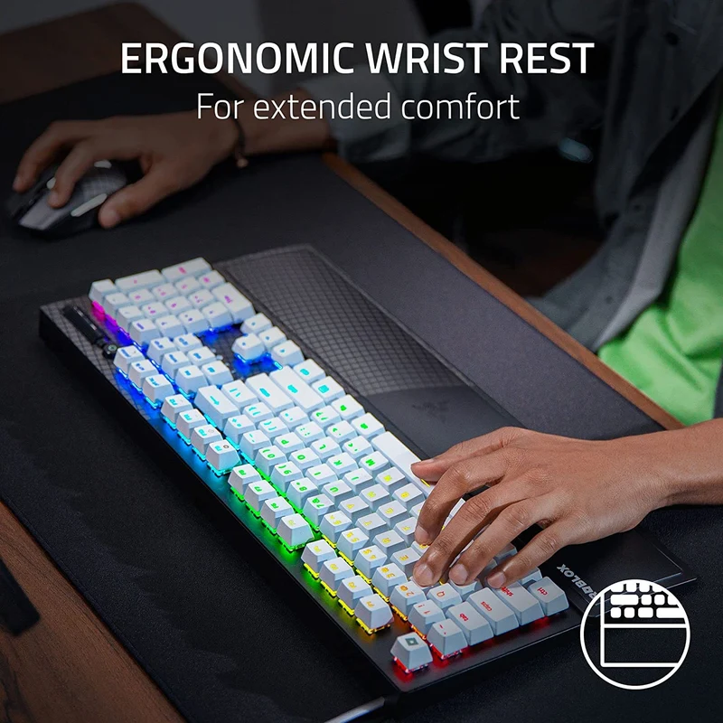 Razer Blackwidow V3 Mechanical Gaming Keyboard (Green Switches) Roblox Edition