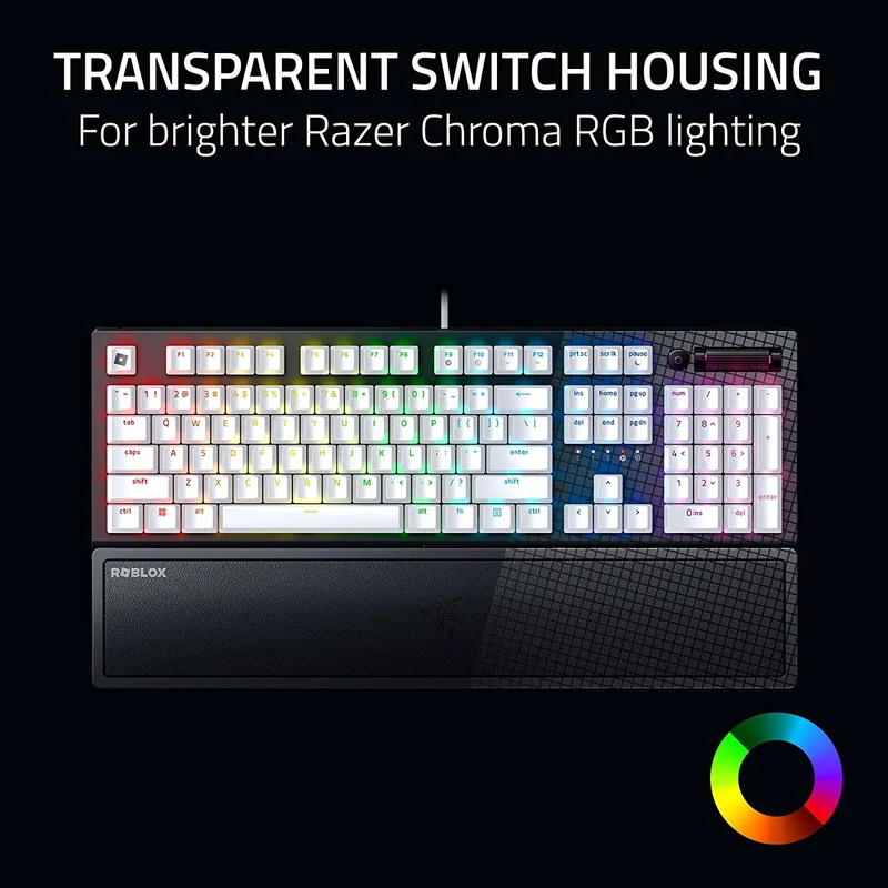 Razer Blackwidow V3 Mechanical Gaming Keyboard (Green Switches) Roblox Edition