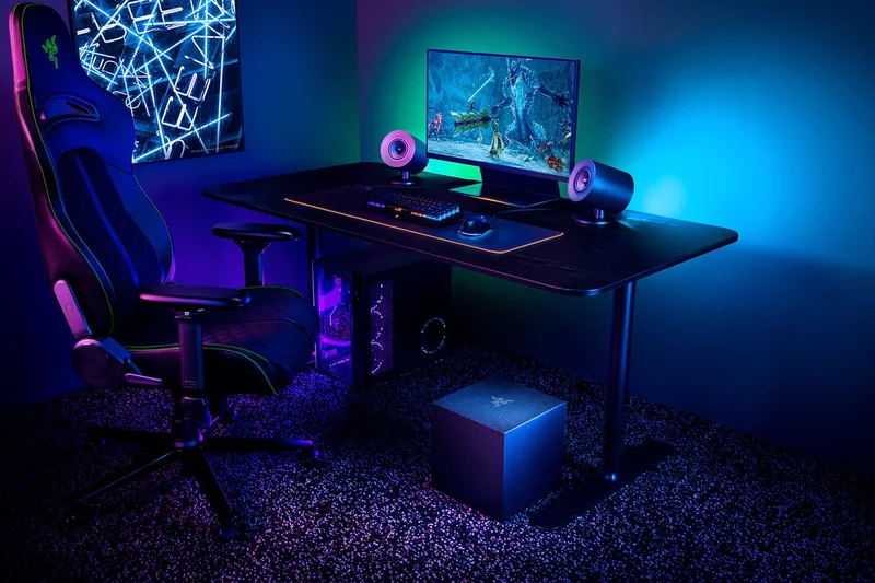 Razer Nommo V2 Full-Range 2.1 PC Gaming Speakers With Wired Subwoofer