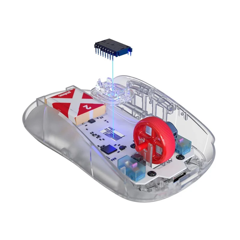Pulsar X2 Mini Symmetrical Wireless Gaming Mouse (Super Clear)