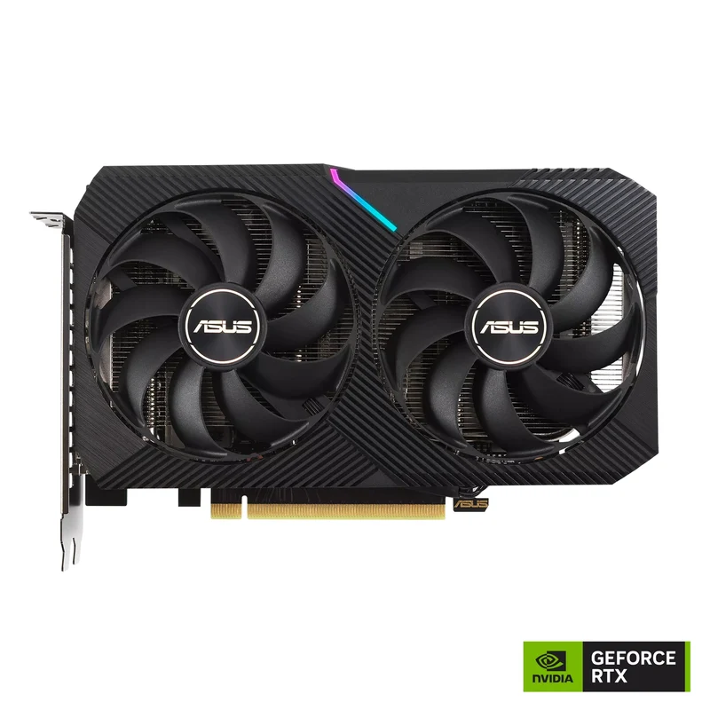 Asus Dual GeForce RTX 3060 OC 8GB PCIE 4.0 GDDR6 Graphics Card (Black)