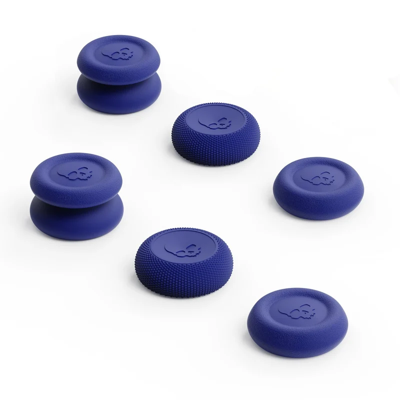 NSW Skull & Co. Thumb Grip For Switch Pro/PS4/PS5 Controller (Neon Blue) (Set Of 6)